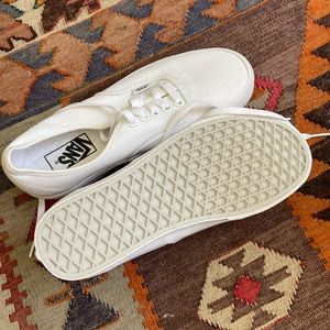 Vans. Classic. white